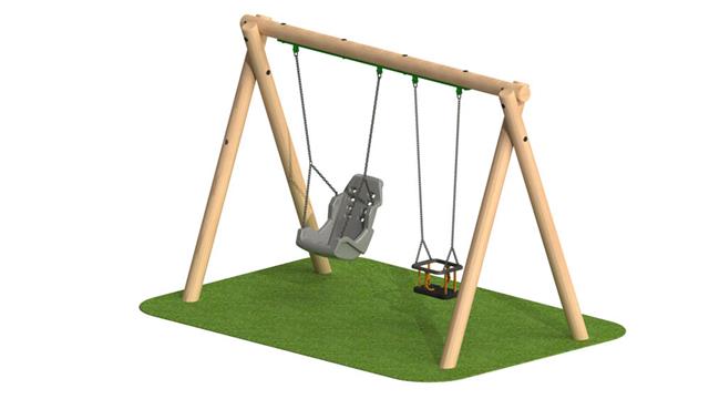 2.4m Timber Swing 4